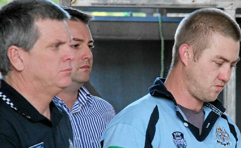 Mitchell Keith Deegan faces Warwick Magistrates Court. Mitchell Keith Deegan faces Warwick Magistrates Court.